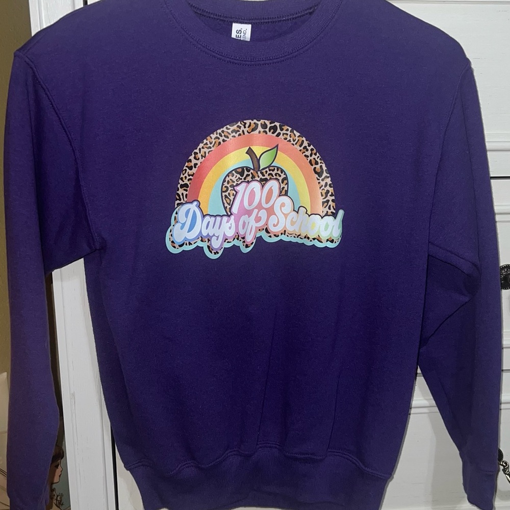 Jerzees Youth Purple Sweatshirt